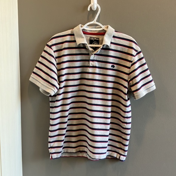 Raging Bull Gray, Blue & Red Men’s Polo Size Large - Picture 9 of 13